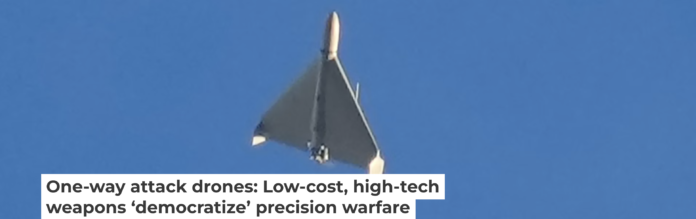 Iran’s Shahed drone is essentially a poor man’s cruise missile. AP Photo/Efrem Lukatsky